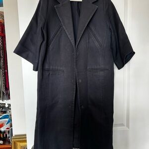& Other Stories Dark Gray Trench Coat